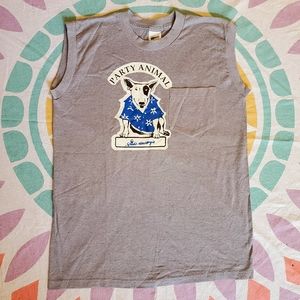 Deadstock Vintage SPUDS MACKENZIE Muscle Tee Shirt